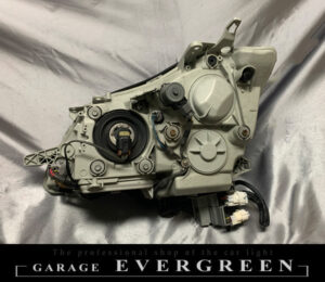 【車検対応】18系 クラウン アスリート/ロイヤルサルーン AFS有り車用 純正加工品ドレスアップヘッドライト インナーブラック塗装&レンズコーティング加工済み