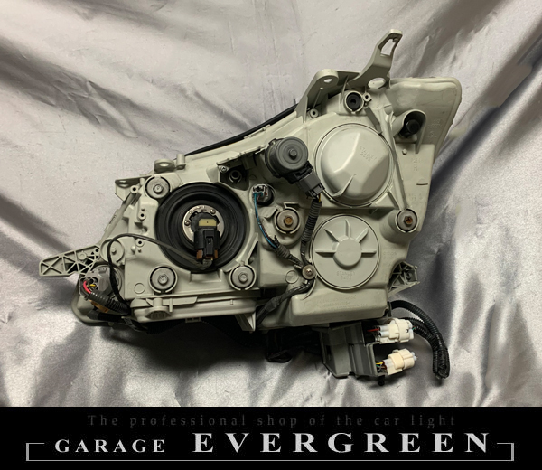 【車検対応】18系 クラウン アスリート/ロイヤルサルーン AFS有り車用 純正加工品ドレスアップヘッドライト インナーブラック塗装&レンズコーティング加工済み