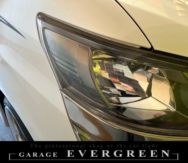 ヘッドライトクリーニング&コーティング 20系 ヴェルファイア 純正ヘッドライト