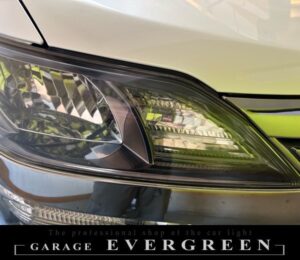 ヘッドライトクリーニング＆コーティング 20系 ヴェルファイア 純正ヘッドライト