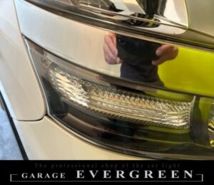 ヘッドライトクリーニング＆コーティング 20系 ヴェルファイア 純正ヘッドライト