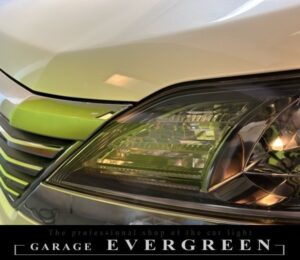 ヘッドライトクリーニング＆コーティング 20系 ヴェルファイア 純正ヘッドライト