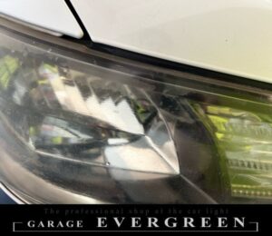 ヘッドライトクリーニング＆コーティング 20系 ヴェルファイア 純正ヘッドライト