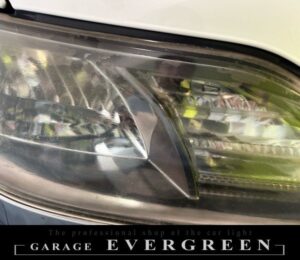 ヘッドライトクリーニング＆コーティング 20系 ヴェルファイア 純正ヘッドライト