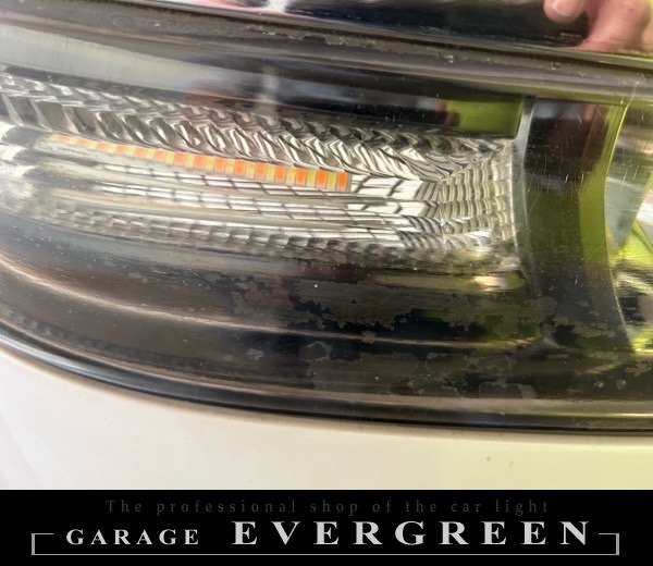 ヘッドライトクリーニング&コーティング 20系 ヴェルファイア 純正ヘッドライト