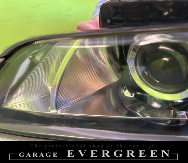 ヘッドライトクリーニング&コーティング 20系 ヴェルファイア 純正ヘッドライト