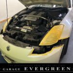 レンズ新品交換 Z33 フェアレディZ 後期 レンズ交換・純正ヘッドライト 加工