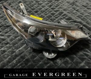 50系 エスティマ 前期 インナーブラッククロム＆レンズ新品交換 純正加工品 ドレスアップ ヘッドライト