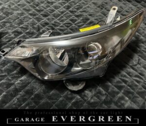 50系 エスティマ 前期 インナーブラッククロム＆レンズ新品交換 純正加工品 ドレスアップ ヘッドライト