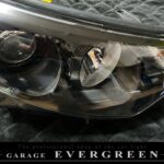 50系 エスティマ 前期 インナーブラッククロム＆レンズ新品交換 純正加工品 ドレスアップ ヘッドライト