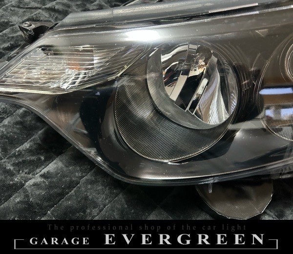 50系 エスティマ 前期 インナーブラッククロム&レンズ新品交換 純正加工品 ドレスアップ ヘッドライト