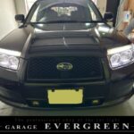 SG5/SG9フォレスター 後期 インナーブラック塗装&4連イカリング&白LED増設 仕様 純正加工品 ドレスアップ ヘッドライト 取り付け