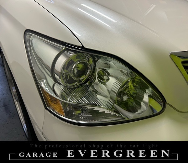 30系 セルシオ 後期 ヘッドライト加工 US仕様 純正加工品 ドレスアップ ヘッドライト