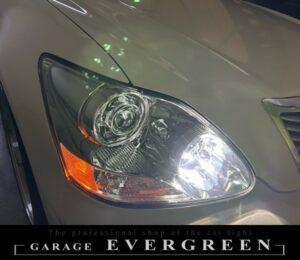 30系 セルシオ 後期 ヘッドライト加工 US仕様 純正加工品 ドレスアップ ヘッドライト