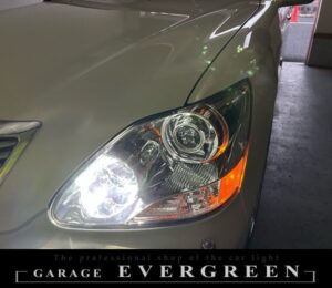 30系 セルシオ 後期 ヘッドライト加工 US仕様 純正加工品 ドレスアップ ヘッドライト