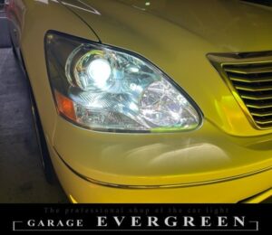 30系 セルシオ 後期 ヘッドライト加工 US仕様 純正加工品 ドレスアップ ヘッドライト