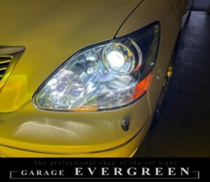 30系 セルシオ 後期 ヘッドライト加工 US仕様 純正加工品 ドレスアップ ヘッドライト