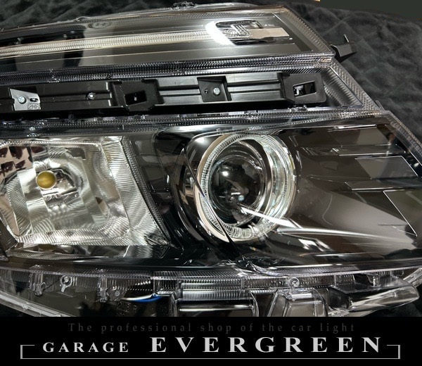 新品 80系 ヴォクシー 前期 純正LEDポジション色替え＆LEDイカリング 仕様 純正加工品 ドレスアップ ヘッドライト