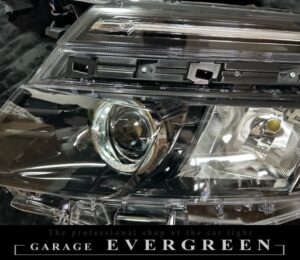 新品 80系 ヴォクシー 前期 純正LEDポジション色替え＆LEDイカリング 仕様 純正加工品 ドレスアップ ヘッドライト