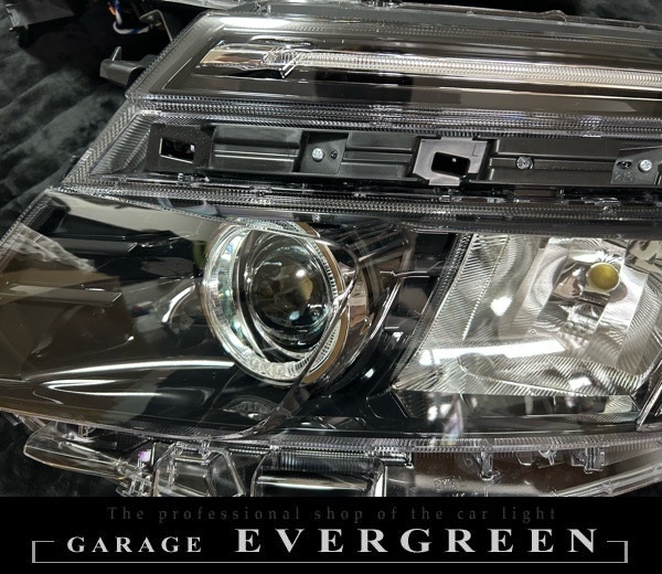 新品 80系 ヴォクシー 前期 純正LEDポジション色替え＆LEDイカリング 仕様 純正加工品 ドレスアップ ヘッドライト