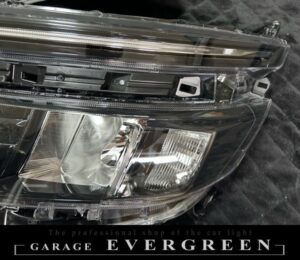 新品 80系 ヴォクシー 前期 純正LEDポジション色替え＆LEDイカリング 仕様 純正加工品 ドレスアップ ヘッドライト